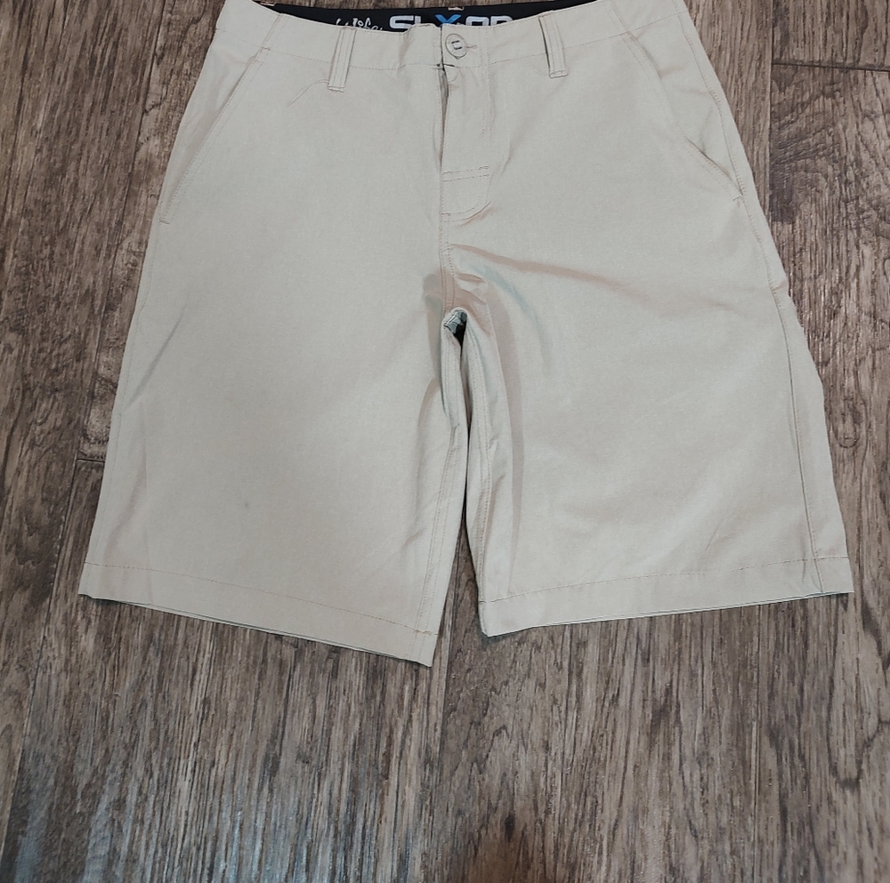 Salt Life SLZ-QD Vapor Stretch Tan Shorts Size 30